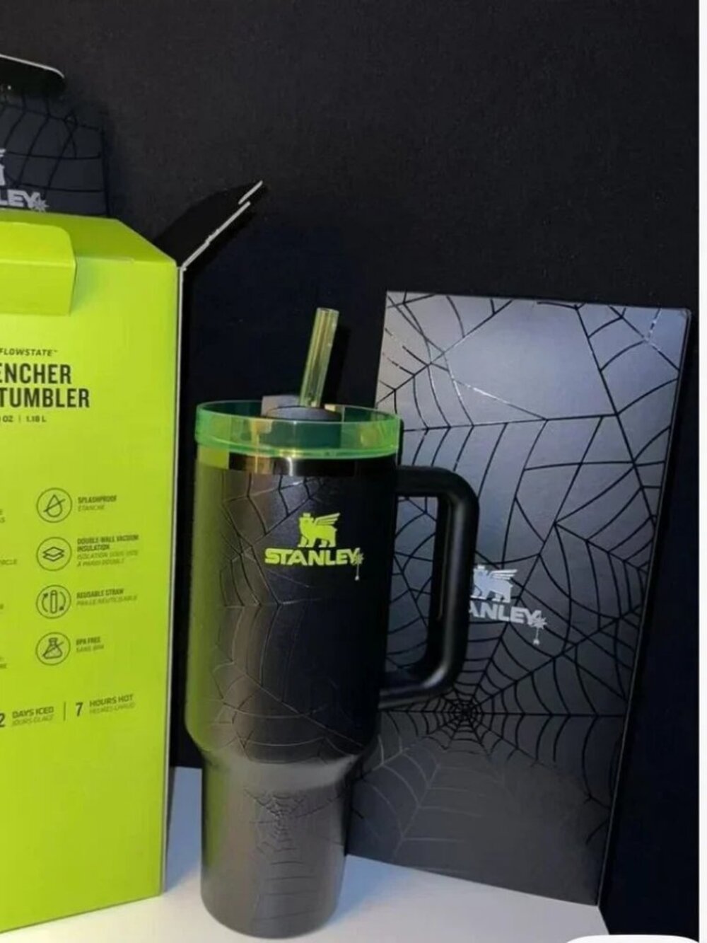Stanley 40oz Tumbler – Halloween Web Glow (Limited Edition)